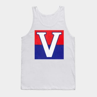 WWII Victory in Red, White and Blue Tank Top